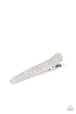 Wish You Were HAIR - White Hair Accessory Paparazzi Accessories