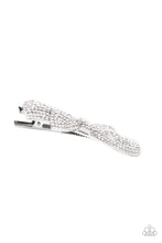 Load image into Gallery viewer, BOW Your Top Twinkle - White Hair Accessory Paparazzi Accessories