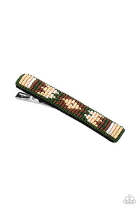 Alligator Clip,multi,seed bead,Lay Of The Desert - Multi Hair Accessory