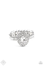 Load image into Gallery viewer, I Said Yes White Rhinestone Ring Paparazzi Accessories