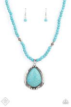 Load image into Gallery viewer, Evolution Blue Necklace Paparazzi Accessories