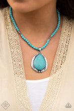 Load image into Gallery viewer, Evolution Blue Necklace Paparazzi Accessories