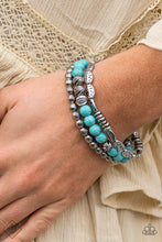 Load image into Gallery viewer, Trail Mix Mecca Blue Bracelet Paparazzi Accessories