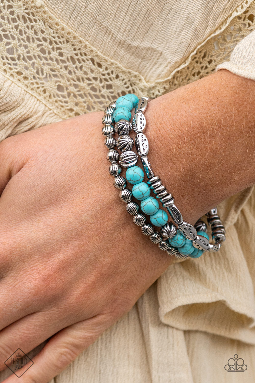 Trail Mix Mecca Blue Bracelet Paparazzi Accessories