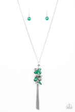Load image into Gallery viewer, Party Girl Glow - Green Necklace Paparazzi Accessories