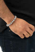 Load image into Gallery viewer, Resilience - Silver Stretchy Bracelet Paparazzi Accessories