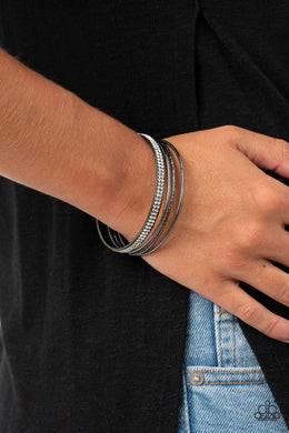 Heap It On Black Bracelet Paparazzi Accessories