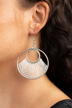 Load image into Gallery viewer, Really High-Strung - White Earrings Paparazzi Accessories