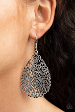 Load image into Gallery viewer, Napa Valley Vintage - Silver Earrings Paparazzi Accessories