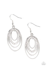 Load image into Gallery viewer, Date Night Diva - White Earrings Paparazzi Accessories
