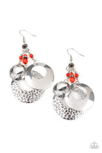 Load image into Gallery viewer, Wanderlust Garden - Red Earrings Paparazzi Accessories