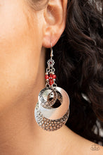 Load image into Gallery viewer, Wanderlust Garden - Red Earrings Paparazzi Accessories