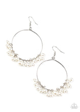 Load image into Gallery viewer, Things Are Looking UPSCALE - White Pearl Earrings Paparazzi Accessories