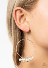 Load image into Gallery viewer, Things Are Looking UPSCALE - White Pearl Earrings Paparazzi Accessories