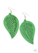 Load image into Gallery viewer, Tropical Foliage - Green Earrings Paparazzi Accessories
