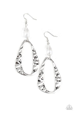 Load image into Gallery viewer, Enhanced Elegance - White Earrings Paparazzi Accessories