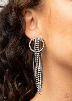 Dazzle By Default Black Earrings Paparazzi Accessories