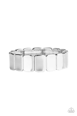 Retro Effect - Silver Bracelet Paparazzi Accessories