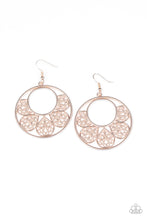 Load image into Gallery viewer, Petal Promenade Rose Gold Earrings Paparazzi Accessories