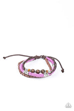 Load image into Gallery viewer, Totally Tiki - Purple Bracelet Paparazzi Accessories