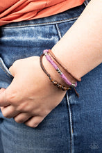 Load image into Gallery viewer, Totally Tiki - Purple Bracelet Paparazzi Accessories