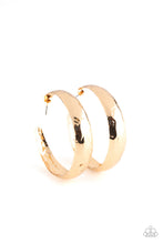 Load image into Gallery viewer, Hey, HAUTE-Shot - Gold Hoop Earrings Paparazzi Accessories
