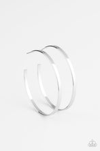 Load image into Gallery viewer, Lean Into The Curves - Silver Earrings Paparazzi Accessories