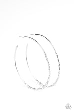 Load image into Gallery viewer, Embellished Edge - Silver Earrings Paparazzi Accessories