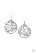 Load image into Gallery viewer, Garden Mosaic - Silver Earrings Paparazzi Accessories