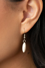 Load image into Gallery viewer, Primitive - White Stone Necklace Paparazzi Accessories