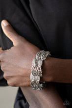 Load image into Gallery viewer, Its Five o FLOCK Somewhere - Silver Bracelet Paparazzi Accessories