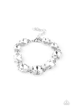 Load image into Gallery viewer, Cant Believe My ICE - White Rhinestone Bracelet Paparazzi Accessories