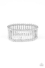 Load image into Gallery viewer, Rustic Rebellion - Silver Stretchy Bracelet Paparazzi Accessories