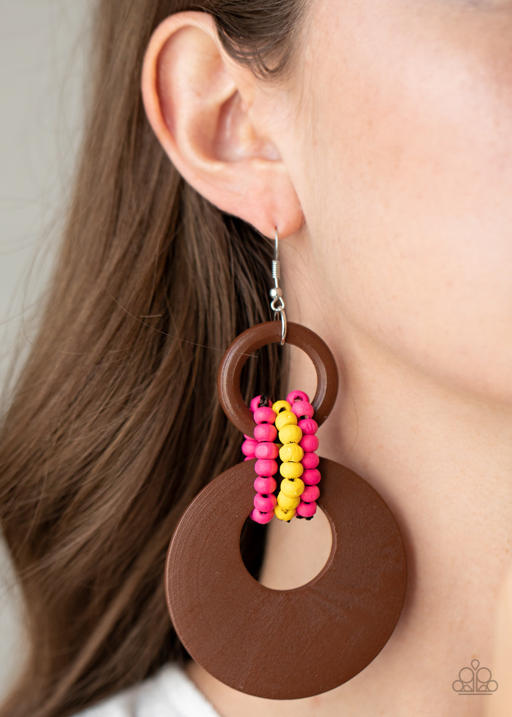Beach Day Drama - Multi Earrings Paparazzi Accessories