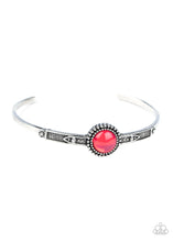 Load image into Gallery viewer, PIECE of Mind - Pink Cuff Bracelet Paparazzi Accessories