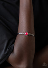 Load image into Gallery viewer, PIECE of Mind - Pink Cuff Bracelet Paparazzi Accessories