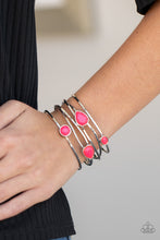 Load image into Gallery viewer, Fashion Frenzy - Pink Cuff Bracelet Paparazzi Accessories