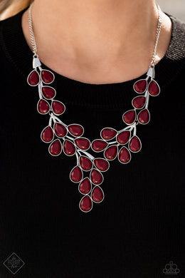 Eden Deity Red Necklace Paparazzi Accessories