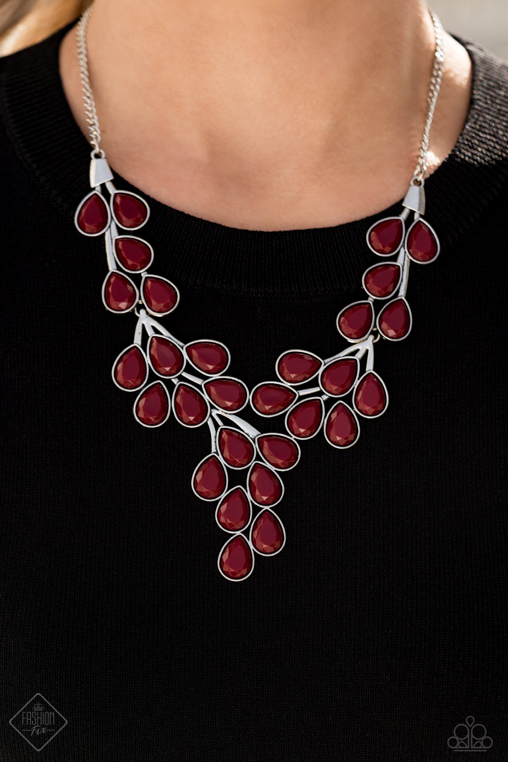 Eden Deity Red Necklace Paparazzi Accessories
