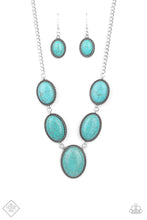 Load image into Gallery viewer, River Valley Radiance - Blue Necklace Paparazzi Accessories