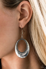 Load image into Gallery viewer, Tempest Texture - Silver Earrings Paparazzi Accessories