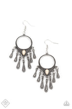 Load image into Gallery viewer, Ranger Rhythm - White Stone Earring Paparazzi Accessories