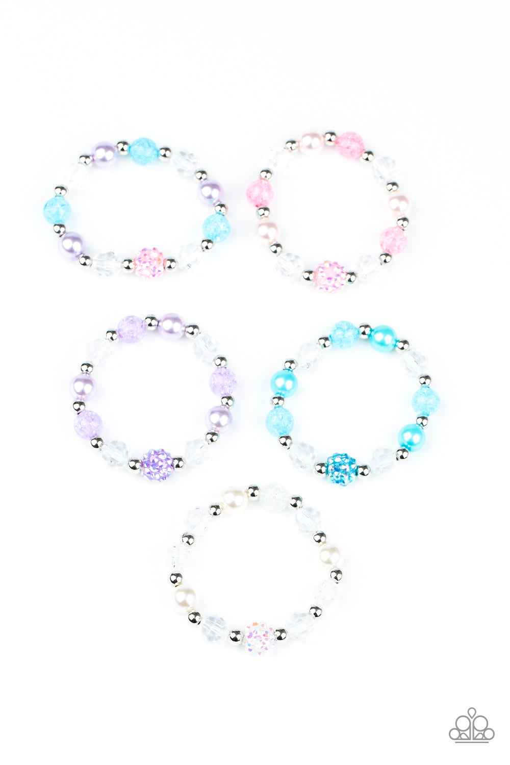 Rhinestone Bead Starlet Shimmer Bracelet Paparazzi Accessories