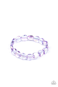 Hearts,starlet shimmer,stretchy,Heart Bead Starlet Shimmer Bracelet