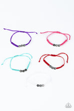 Load image into Gallery viewer, Silver Flower Starlet Shimmer Bracelets Paparazzi Accessories