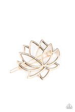 Load image into Gallery viewer, Lotus Pools - Gold Hair Accessory Paparazzi Accessories