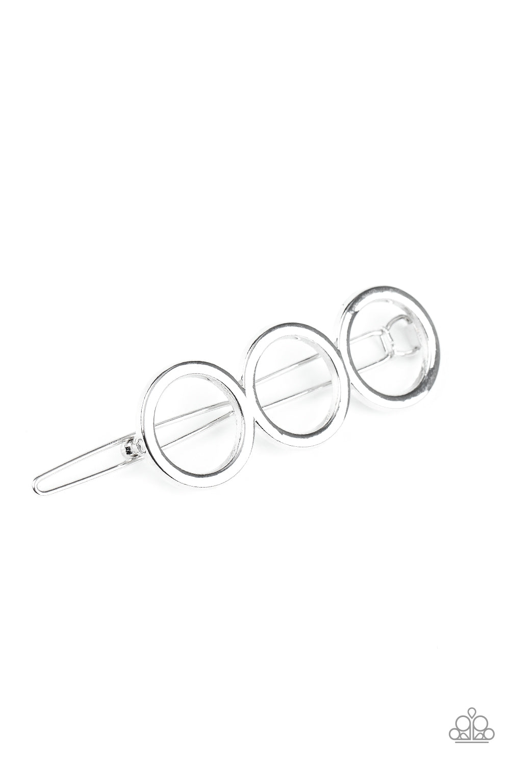 A HOLE Lot of Trouble - Silver Hair Accessory Paparazzi Accessories