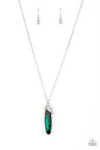 Load image into Gallery viewer, Spontaneous Sparkle - Green Rhinestone Necklace Paparazzi Accessories