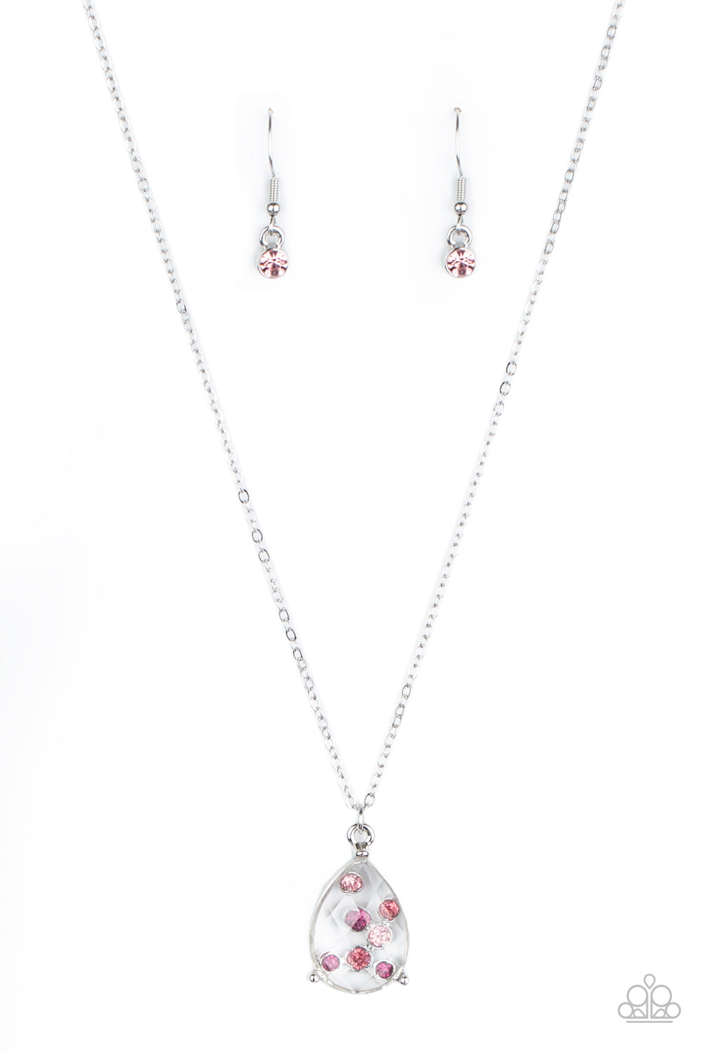 Stormy Shimmer - Pink Necklace Paparazzi Accessories
