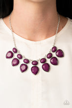Load image into Gallery viewer, Modern Masquerade - Purple Necklace Paparazzi Accessories